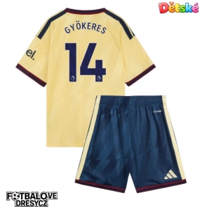 Arsenal Viktor Gyokeres #14 Dětské Alternativní dres komplet 2026-27 Krátký Rukáv (+ trenýrky)